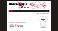 Desktop Screenshot of blackgirlswrite.com